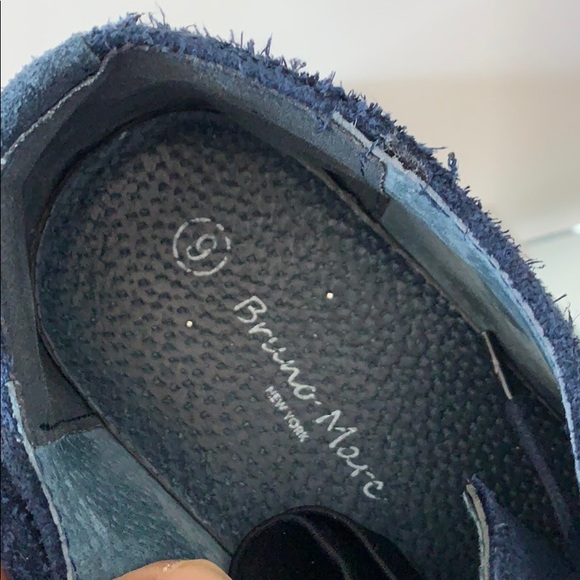 Oxfords by Bruno Marc NY, Navy Blue Suede sz 9